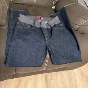 Like New MA Los Angeles Dark Wash Jeans (Maternity) with comfy soft waistband.